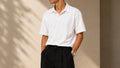 Premium Short-Sleeve Polo Shirt – White